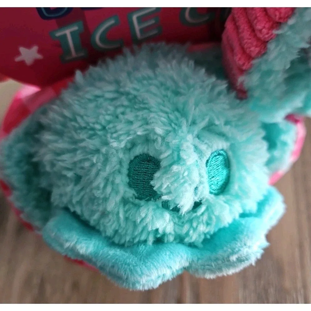 Bark Box Small Beg & Hairy's Ice Cream Plush Dog Toy Crinkle Squeaker Treat Trap